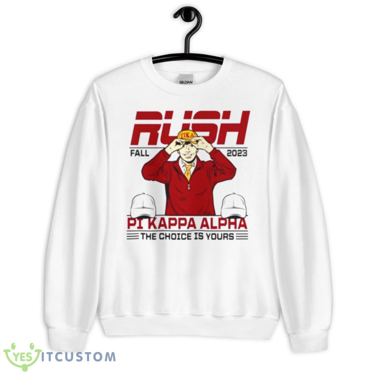 Fall Rush 2023 Pi Kappa Alpha The Choice Is Yours Shirt 2 Fall Rush 2023 Pi Kappa Alpha The Choice Is Yours Shirt - Unisex Heavy Blend Crewneck Sweatshirt