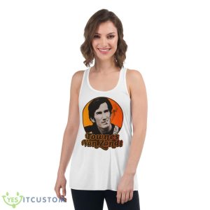 Fare Thee Well Miss Carousel Townes Van Zandt Shirt 8 Fare Thee Well Miss Carousel Townes Van Zandt Shirt - Women's Flowy Racerback Tank