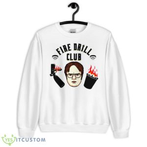 Fire Drill Club Dwight Schrute Shirt - Unisex Heavy Blend Crewneck Sweatshirt