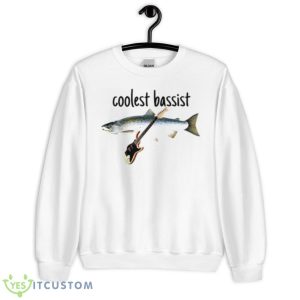 Fish Coolest Bassist Shirt - Unisex Heavy Blend Crewneck Sweatshirt
