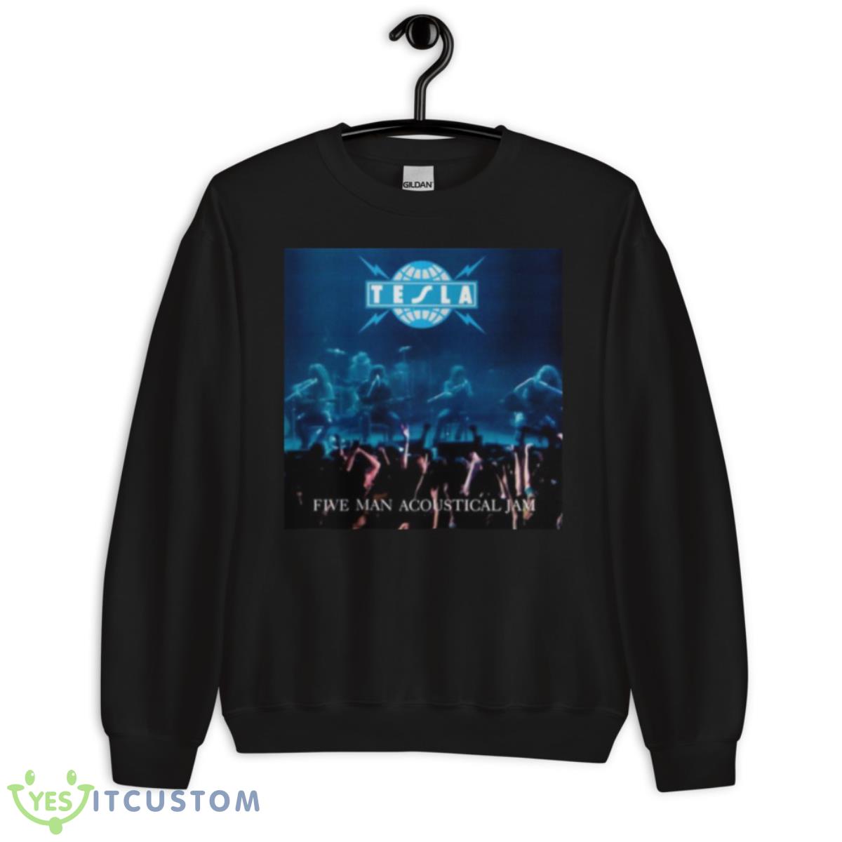 Five Man Acoustical Jam Tesla Band Shirt 3 Five Man Acoustical Jam Tesla Band Shirt - Unisex Crewneck Sweatshirt