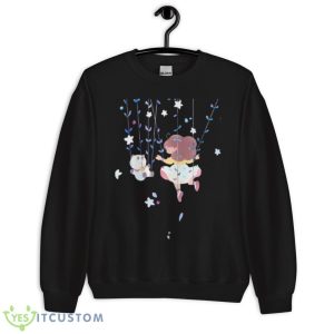 Floral Bee And Puppycat Cartoon Shirt 8 Floral Bee And Puppycat Cartoon Shirt - Unisex Crewneck Sweatshirt