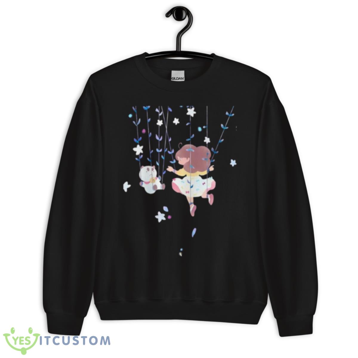 Floral Bee And Puppycat Cartoon Shirt 3 Floral Bee And Puppycat Cartoon Shirt - Unisex Crewneck Sweatshirt