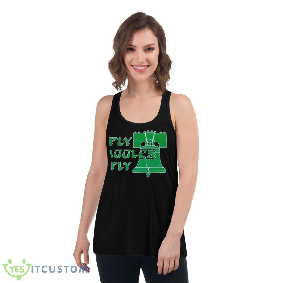 Fly Iggles Fly Eagles Fans Shirt 5 Fly Iggles Fly Eagles Fans Shirt - Women's Flowy Racerback Tank
