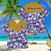 Football American Hawaii Shirt Tropical Beach Tree Baltimore Ravens Product Photo 1