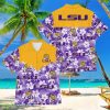 Football American Hawaii Shirt Tropical Beach Tree LSU Tigers Product Photo 1