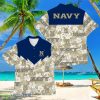 Football American Hawaii Shirt Tropical Beach Tree Navy Midshipmen Product Photo 1
