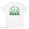 Forget Luck Give Me Beer Sweatshirt - 500 Men’s Classic Tee Gildan
