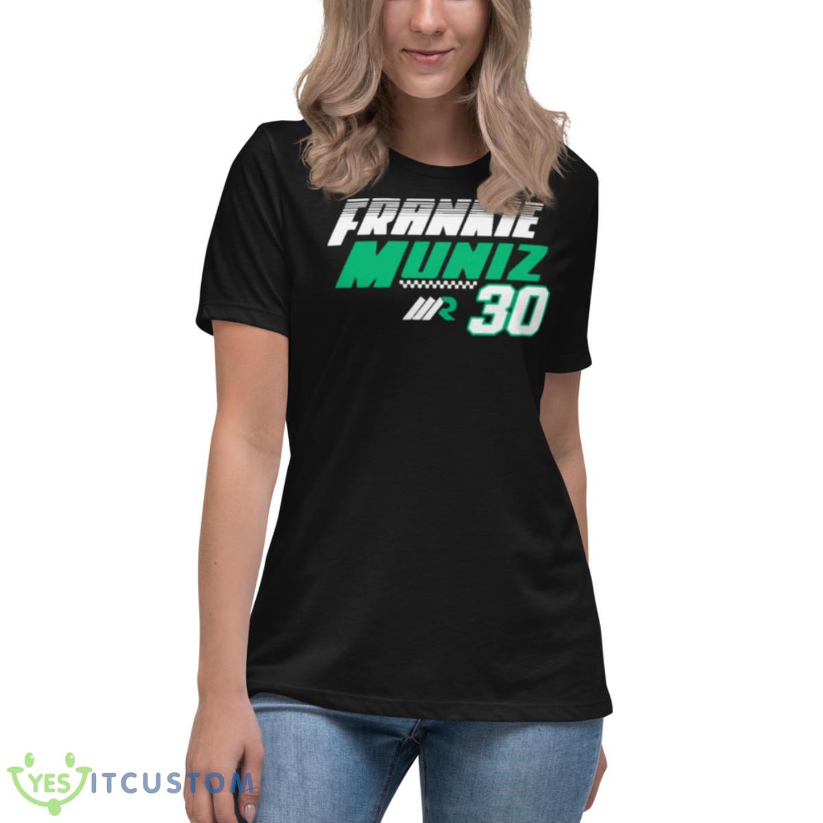 Frankie Muniz 30 Logo Shirt 6 Frankie Muniz 30 Logo Shirt - Women's Relaxed Short Sleeve Jersey Tee