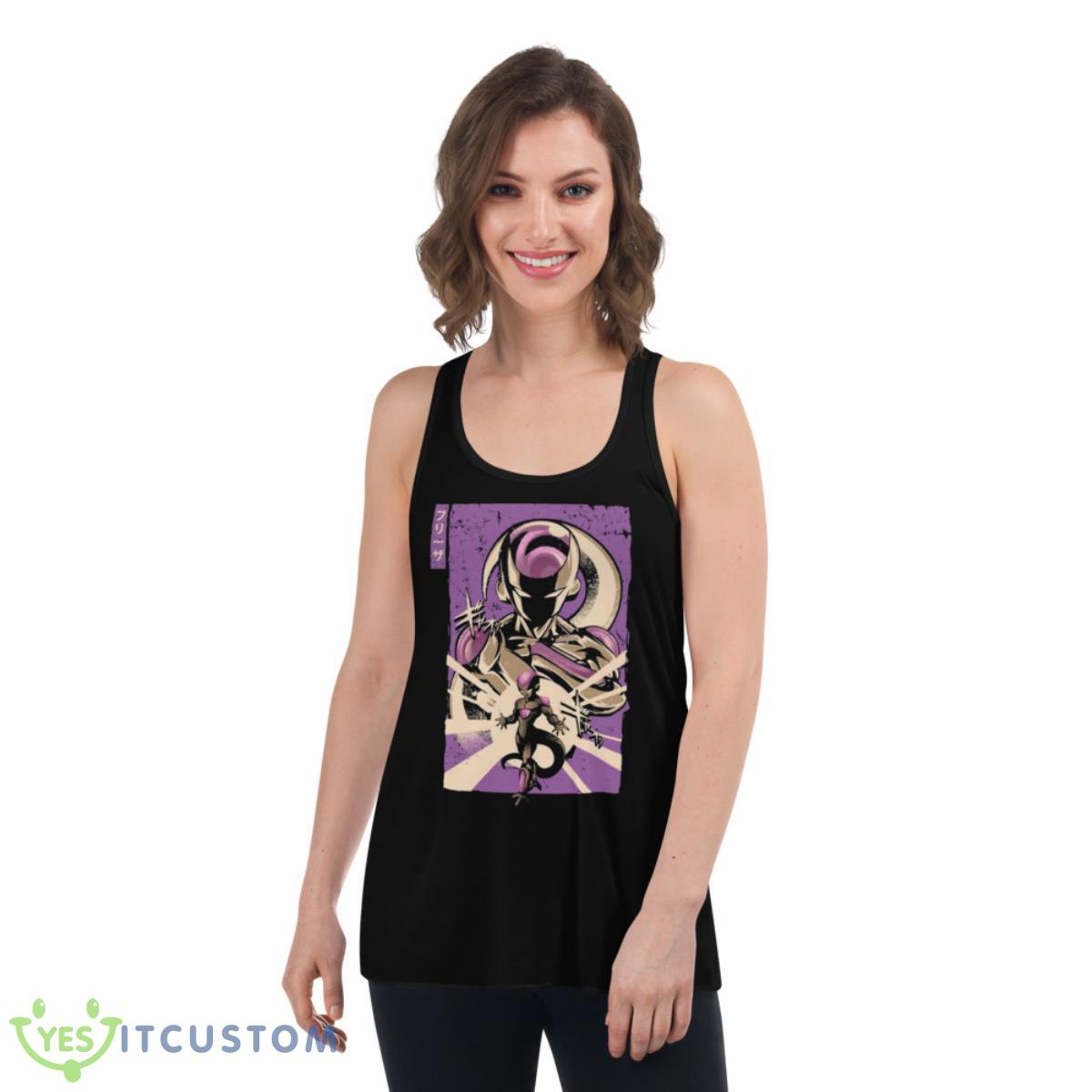 Frieza Retoro 90s Design Dragon Ball Shirt 5 Frieza Retoro 90s Design Dragon Ball Shirt - Women's Flowy Racerback Tank