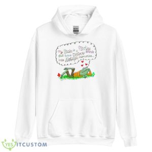 Frog My Brain Is A Machine That Turns Mediocre Events In To Nostalgic Memories Shirt - Unisex Heavy Blend Hooded Sweatshirt