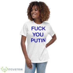 Fuck You Putin Shirt - Women's Relaxed Short Sleeve Jersey Tee