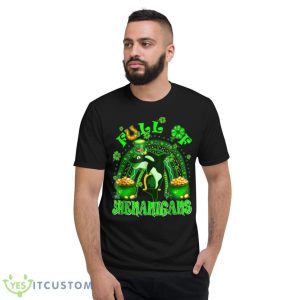 Full Of Shenanigans St Patrick’s Day Orca Fish Clovers Shirt IVQ - Short Sleeve T-Shirt