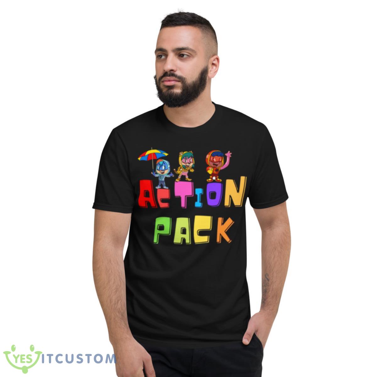 Funny Cartoon For Kids Action Pack Shirt 2 Funny Cartoon For Kids Action Pack Shirt - Short Sleeve T-Shirt