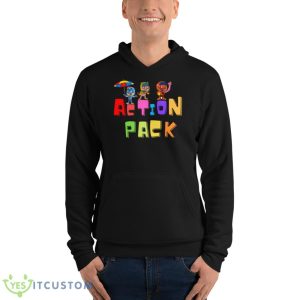 Funny Cartoon For Kids Action Pack Shirt 9 Funny Cartoon For Kids Action Pack Shirt - Unisex Fleece Pullover Hoodie