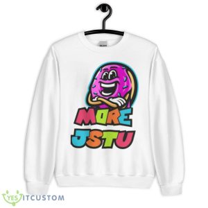 Funny Donut Design More Jstu Shirt - Unisex Heavy Blend Crewneck Sweatshirt