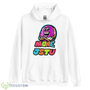 Funny Donut Design More Jstu Shirt - Unisex Heavy Blend Hooded Sweatshirt