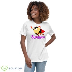 Funny Hero Supertato Shirt 9 Funny Hero Supertato Shirt - Women's Relaxed Short Sleeve Jersey Tee