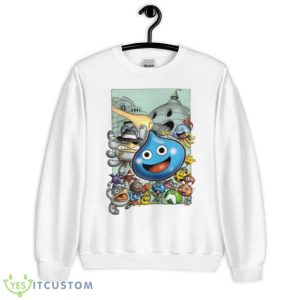 Funny Kingdom Slime Print Dragon QuesShirt - Unisex Heavy Blend Crewneck Sweatshirt