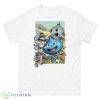 Funny Kingdom Slime Print Dragon QuesShirt - 500 Men’s Classic Tee Gildan