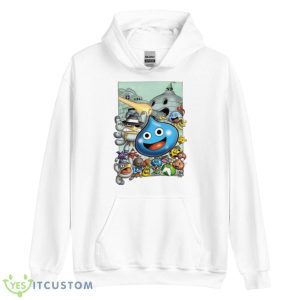 Funny Kingdom Slime Print Dragon QuesShirt - Unisex Heavy Blend Hooded Sweatshirt