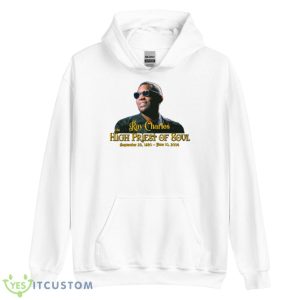 Funny Man Ray Charles Graphic Shirt - Unisex Heavy Blend Hooded Sweatshirt