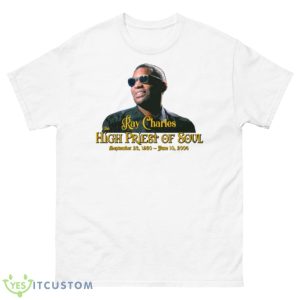 Funny Man Ray Charles Graphic Shirt - 500 Men’s Classic Tee Gildan
