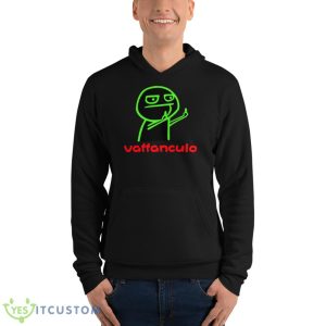 Funny Meme Middle Finger Vaffanculo Shirt 9 Funny Meme Middle Finger Vaffanculo Shirt - Unisex Fleece Pullover Hoodie