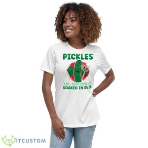 Funny Pickles Are Cucumbers Shirt - Women's Relaxed Short Sleeve Jersey Tee