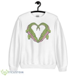 Gators Daily Kissing Crocs Shirt - Unisex Heavy Blend Crewneck Sweatshirt