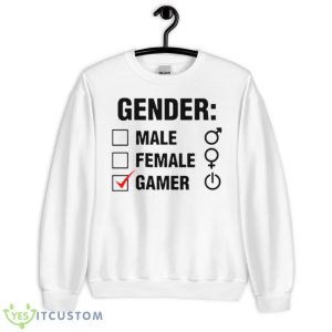Gender Male Female Gamer Shirt - Unisex Heavy Blend Crewneck Sweatshirt