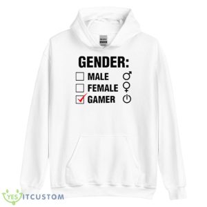 Gender Male Female Gamer Shirt 7 Gender Male Female Gamer Shirt - Unisex Heavy Blend Hooded Sweatshirt