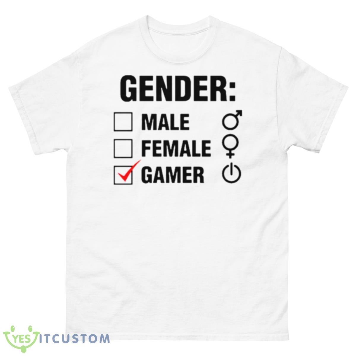 Gender Male Female Gamer Shirt 10 Gender Male Female Gamer Shirt - 500 Men’s Classic Tee Gildan