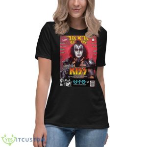 Gene Simmons Reflects On Why Ace Left KISS Shirt 11 Gene Simmons Reflects On Why Ace Left KISS Shirt - Women's Relaxed Short Sleeve Jersey Tee