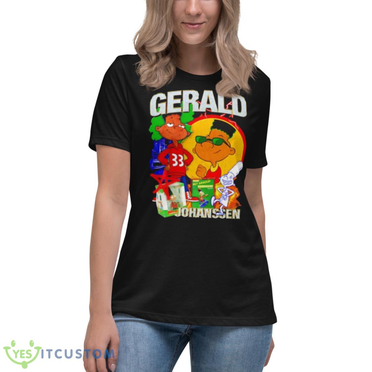 Gerald Johansen Shirt 6 Gerald Johansen Shirt - Women's Relaxed Short Sleeve Jersey Tee