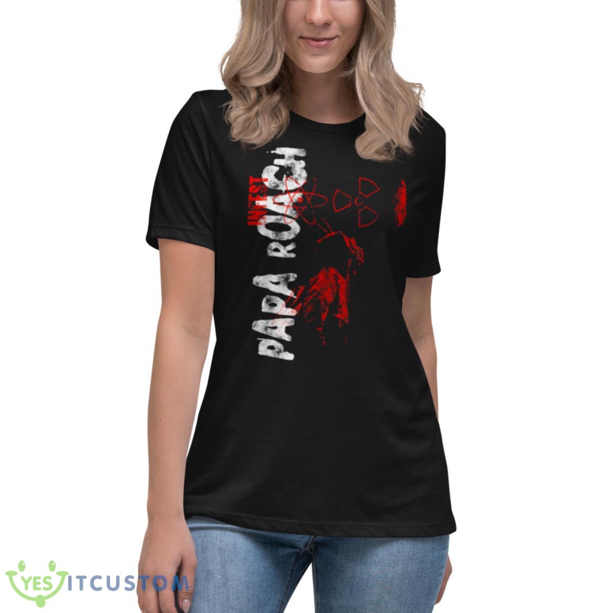 Getting Away With Murder Papa Roach Shirt 6 Getting Away With Murder Papa Roach Shirt - Women's Relaxed Short Sleeve Jersey Tee