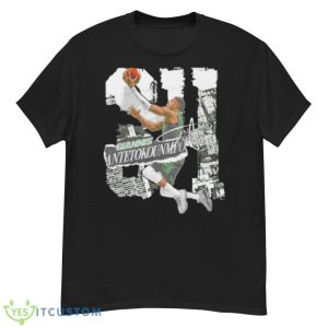 Giannis Antetokounmpo 34 Milwaukee Bucks Rough Shirt - G500 Men’s Classic T-Shirt