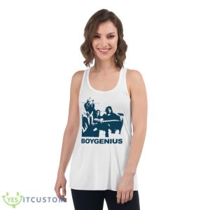 Girls Band Boygenius Shirt - Women's Flowy Racerback Tank
