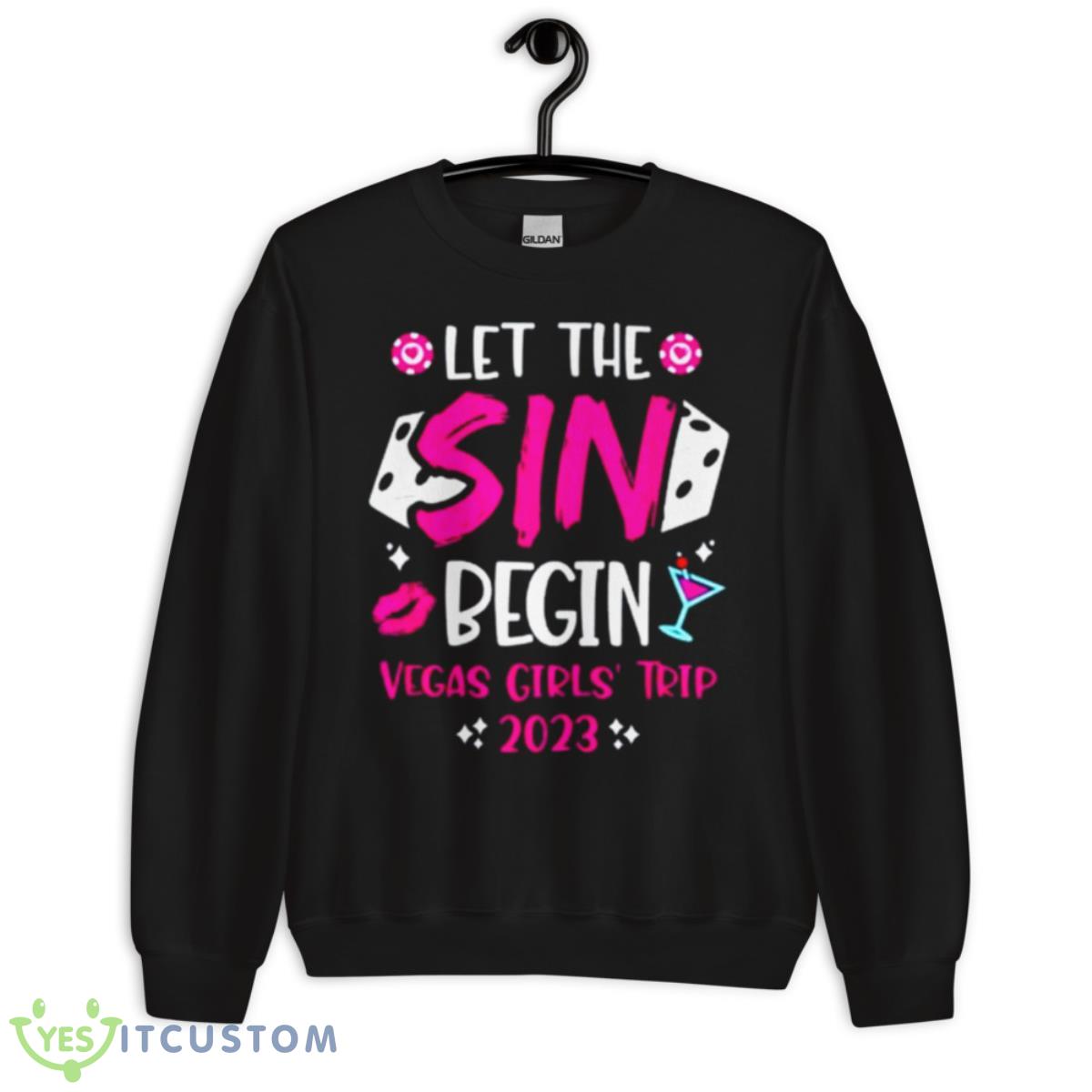 Girls Trip Vegas 2023 Vacation Shirt 13 Girls Trip Vegas 2023 Vacation Shirt - Unisex Crewneck Sweatshirt