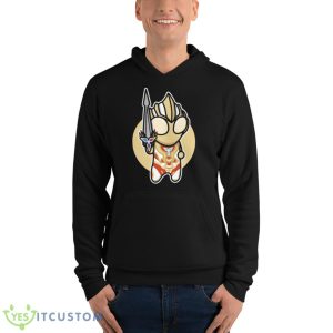 Glitter Trigger Eternity Chibi Ultraman Shirt - Unisex Fleece Pullover Hoodie