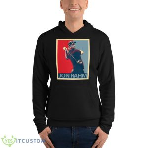 Golfer Hope Graphic Jon Rahm Shirt - Unisex Fleece Pullover Hoodie