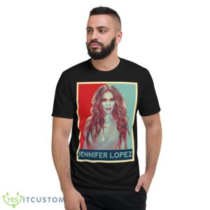 Graphic Jennifer Lopez Singer Beautiful Shirt - Short Sleeve T-Shirt