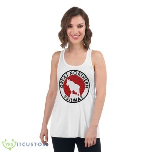 Great Northern Railway Shirt - Women's Flowy Racerback Tank