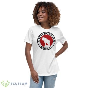 Great Northern Railway Shirt - Women's Relaxed Short Sleeve Jersey Tee