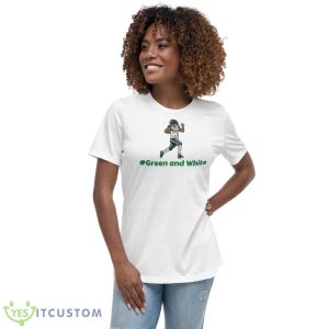 Green And White 2023 Shirt - Women's Relaxed Short Sleeve Jersey Tee