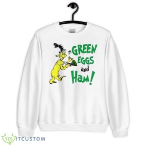 Green Eggs And Ham Reading Day Shirt - Unisex Heavy Blend Crewneck Sweatshirt