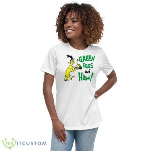 Green Eggs And Ham Reading Day Shirt - Women's Relaxed Short Sleeve Jersey Tee