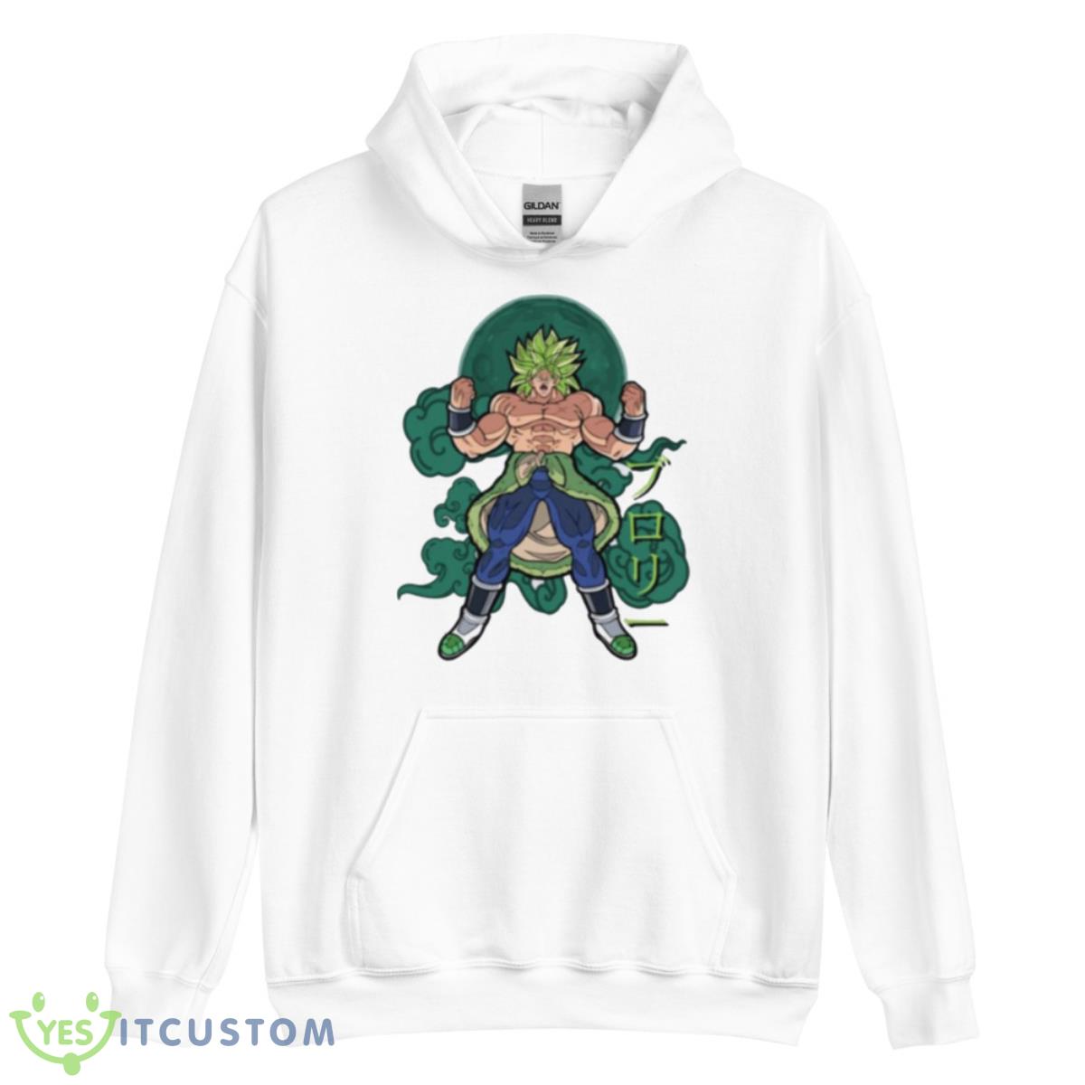 Green Guy Broly Dragon Ball Shirt 3 Green Guy Broly Dragon Ball Shirt - Unisex Heavy Blend Hooded Sweatshirt