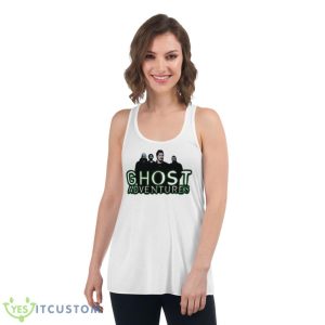 Green Neon Design Ghost Adventures Shirt - Women's Flowy Racerback Tank