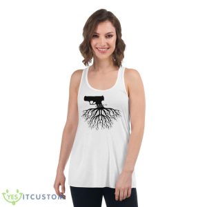 Gun Root Person Of Interest Shirt 8 Gun Root Person Of Interest Shirt - Women's Flowy Racerback Tank